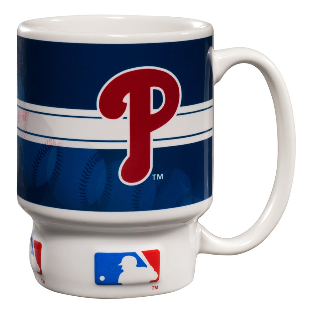 Philadelphia Phillies - Baseball Logo Homerun 16 oz Mug Coffee Mugs Old Glory OS White 