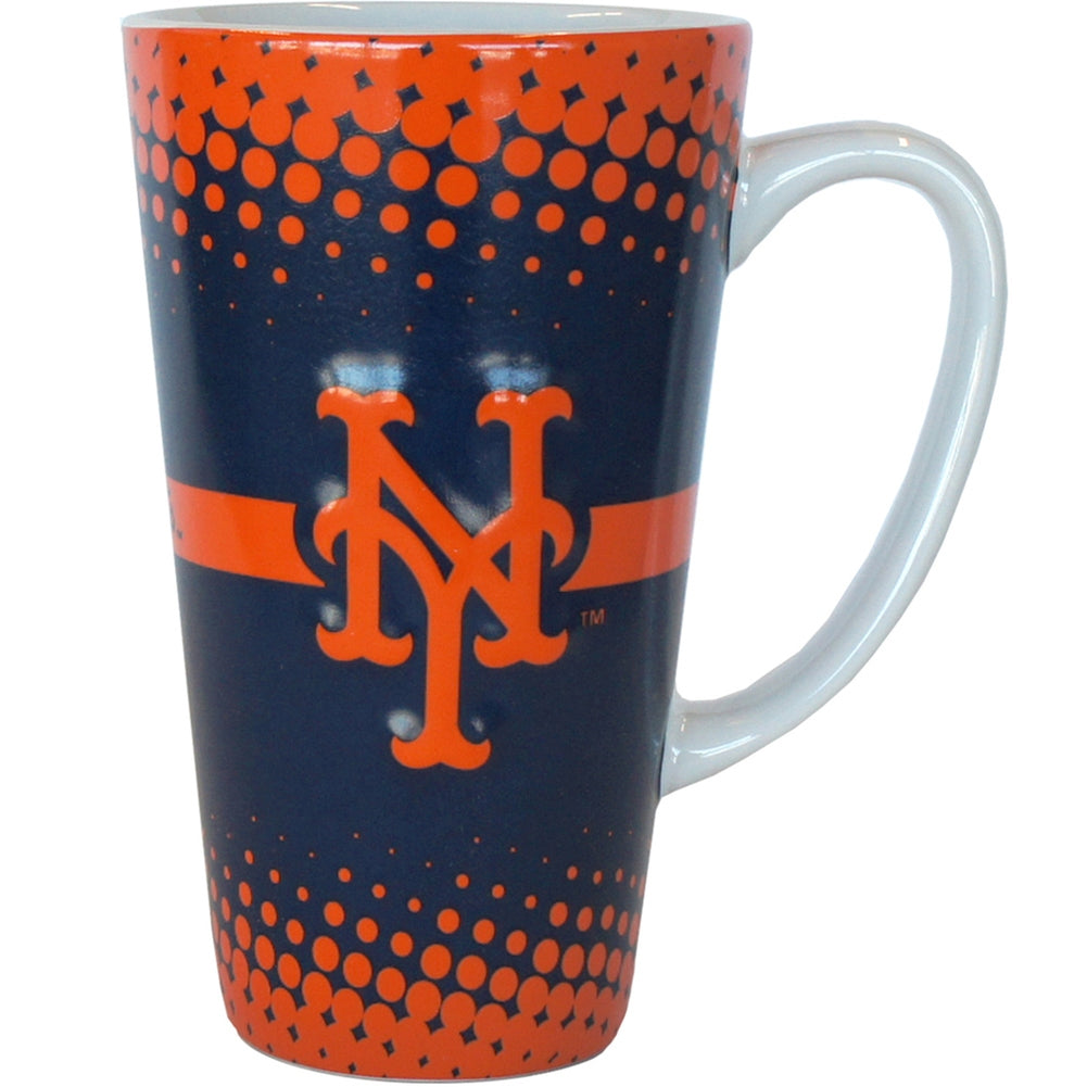 New York Mets - Logo 16 oz Latte Mug Coffee Mugs Old Glory OS Blue 