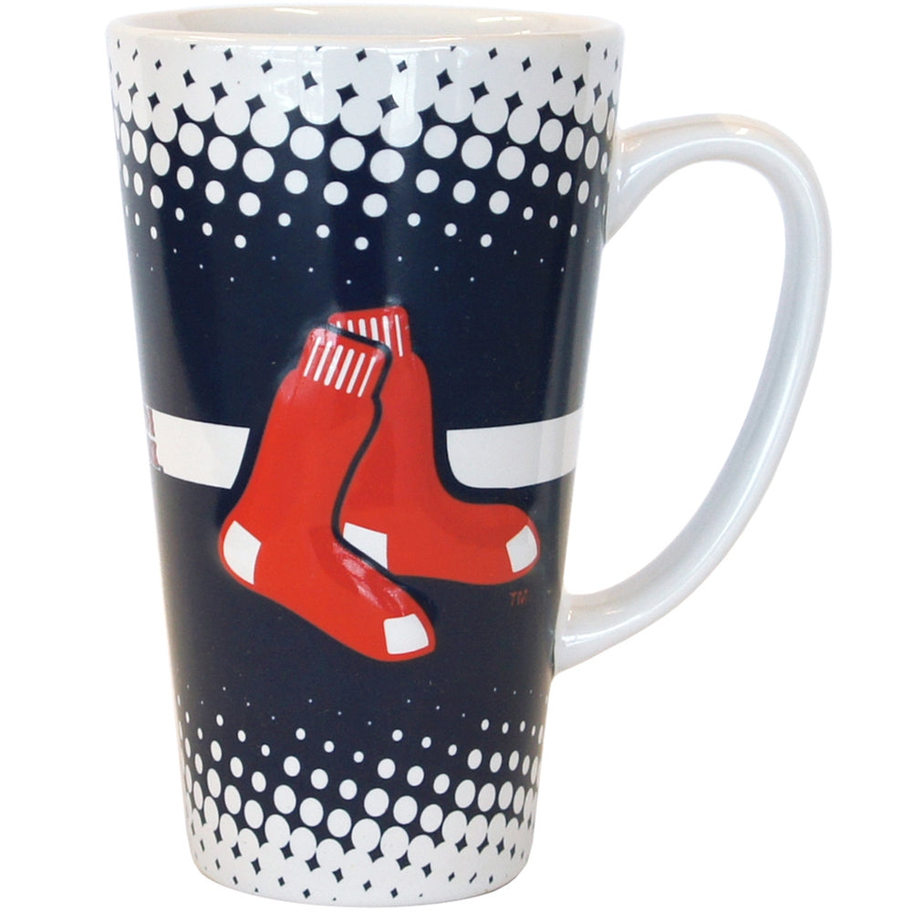 Boston Red Sox - Logo 16 oz Latte Mug Coffee Mugs Old Glory OS White 