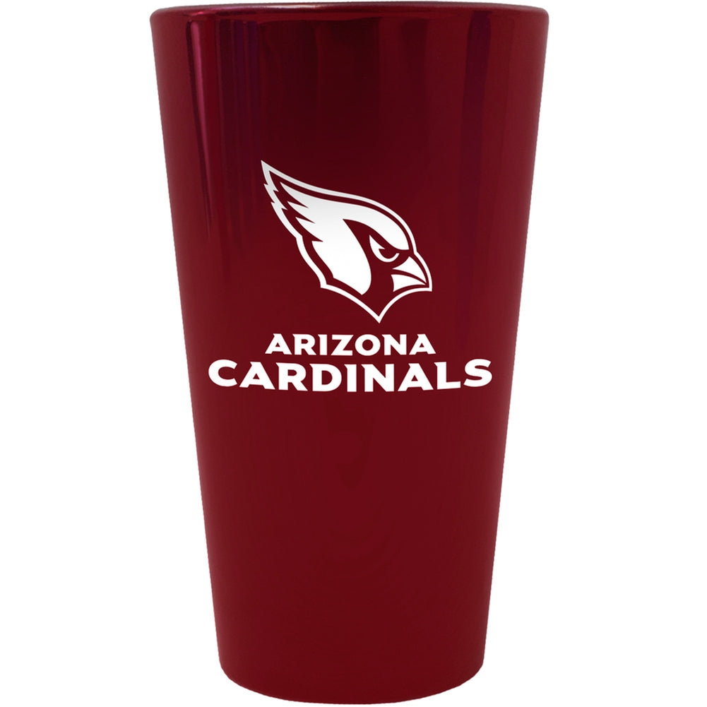 Arizona Cardinals - Logo Lusterware Pint Glass Pint Glasses Old Glory OS Red 