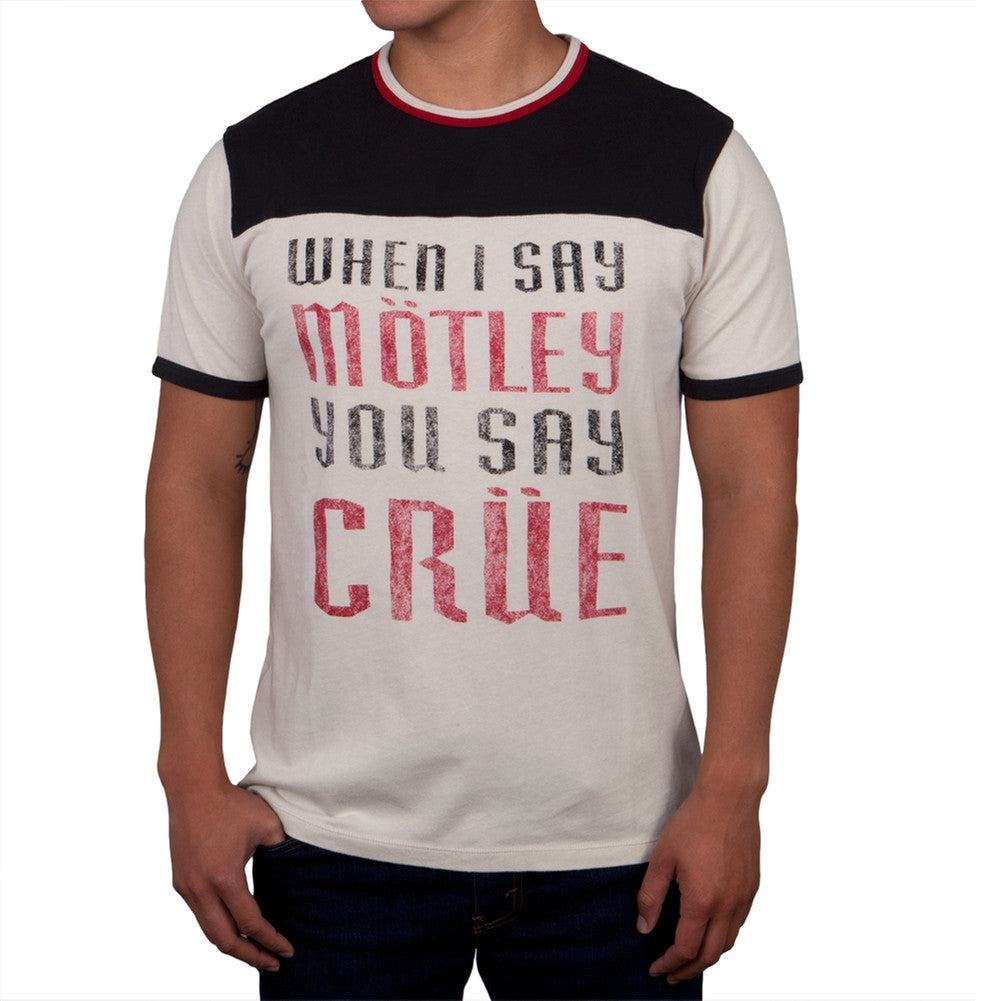 Motley Crue - When I Say Premium T-Shirt Men's T-Shirts Motley Crue   