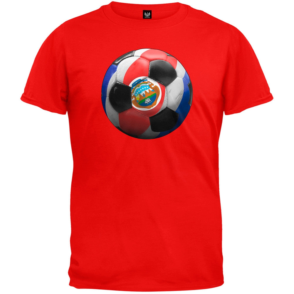 World Cup Costa Rica Soccer T-Shirt Men's T-Shirts FIFA 2XL Red 