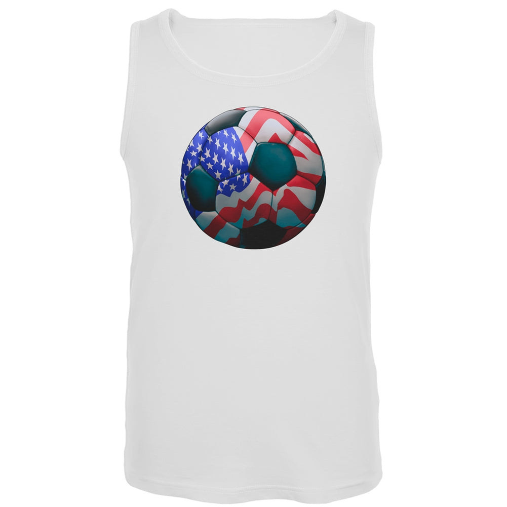 World Cup USA Soccer Tank Top Men's Tank Tops FIFA 2XL White 