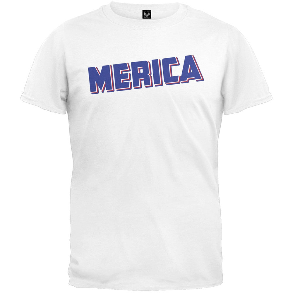 MERICA T-shirt Men's T-Shirts Old Glory   