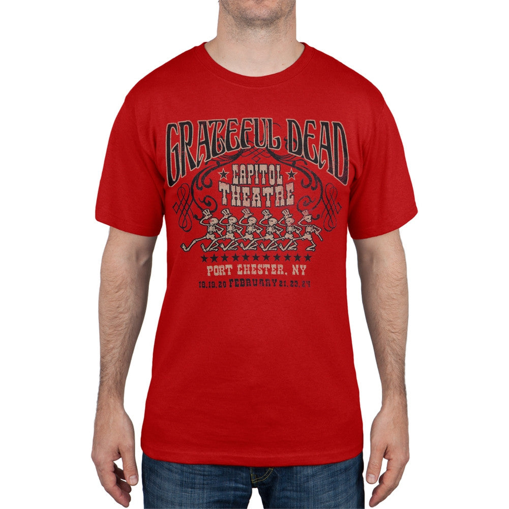 Grateful Dead - Capitol Theatre T-Shirt Men's T-Shirts Grateful Dead MD Red 