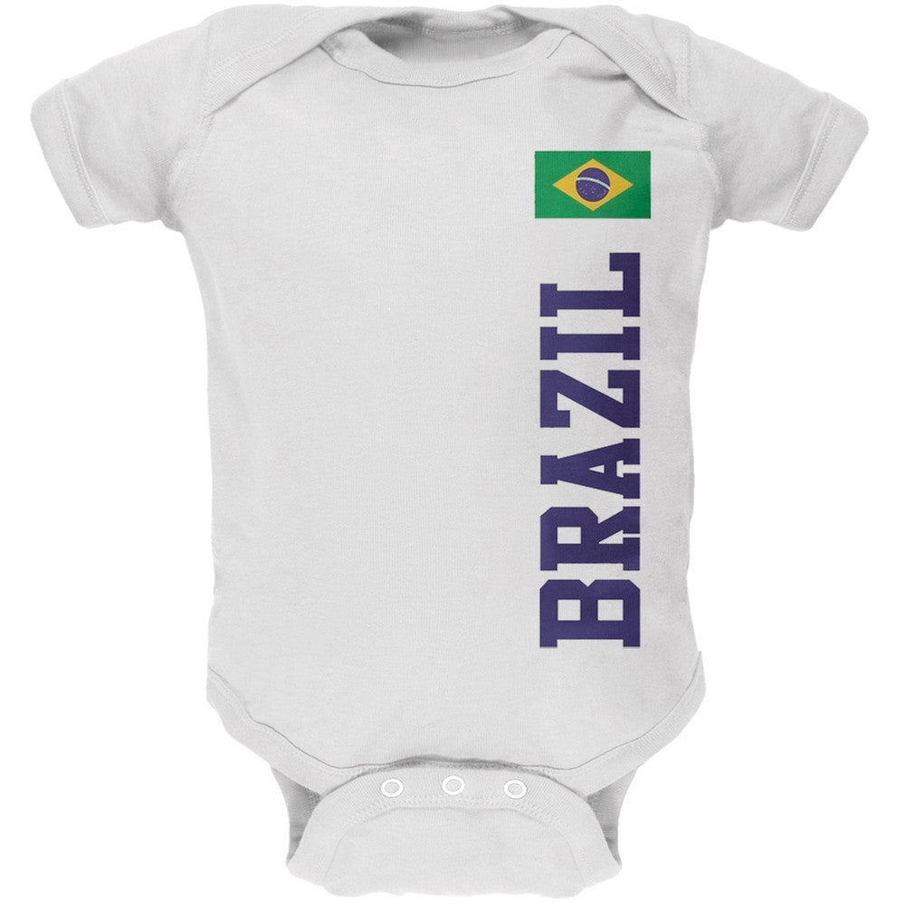 World Cup Brazil White Baby One Piece Baby One Piece FIFA   