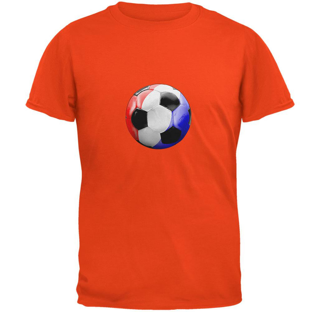 World Cup Netherlands Orange T-Shirt Men's T-Shirts FIFA 2XL Orange 