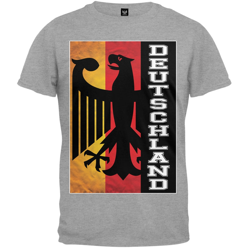 World Cup Germany Eagle Silhouette Sport Grey T-Shirt Men's T-Shirts FIFA   