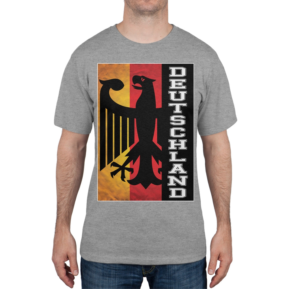 World Cup Germany Eagle Silhouette Sport Grey T-Shirt Men's T-Shirts FIFA 2XL Grey 