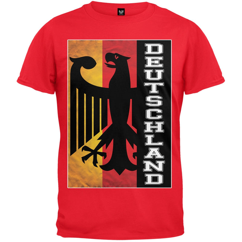 World Cup Germany Eagle Silhouette Red T-Shirt Men's T-Shirts FIFA   