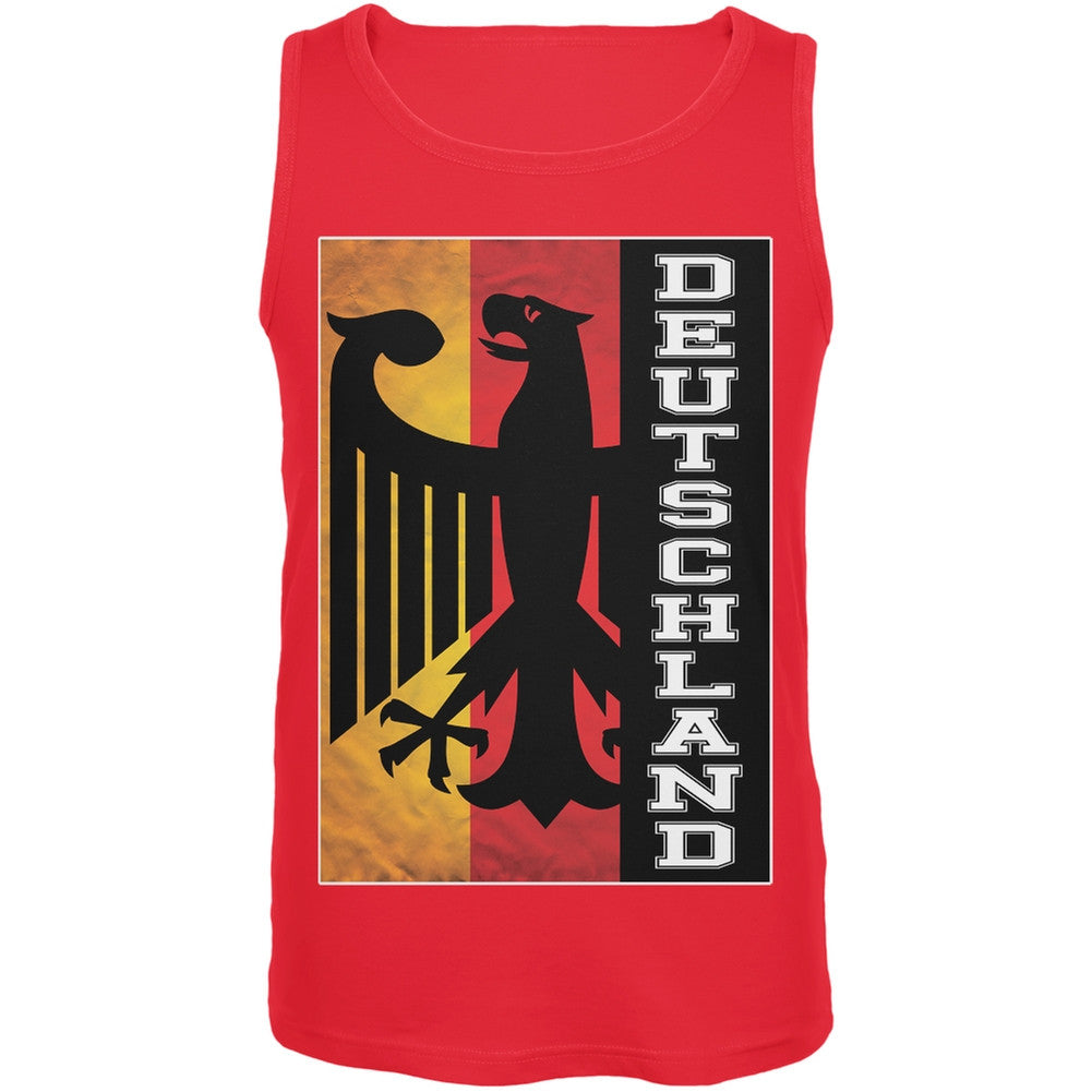 World Cup Germany Eagle Silhouette Sport Grey Tank Top Men's Tank Tops FIFA   