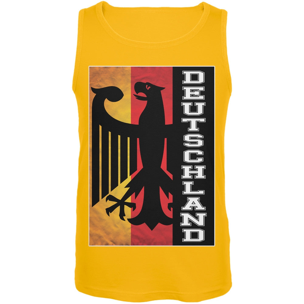 World Cup Germany Eagle Silhouette Sport Grey Tank Top Men's Tank Tops FIFA   