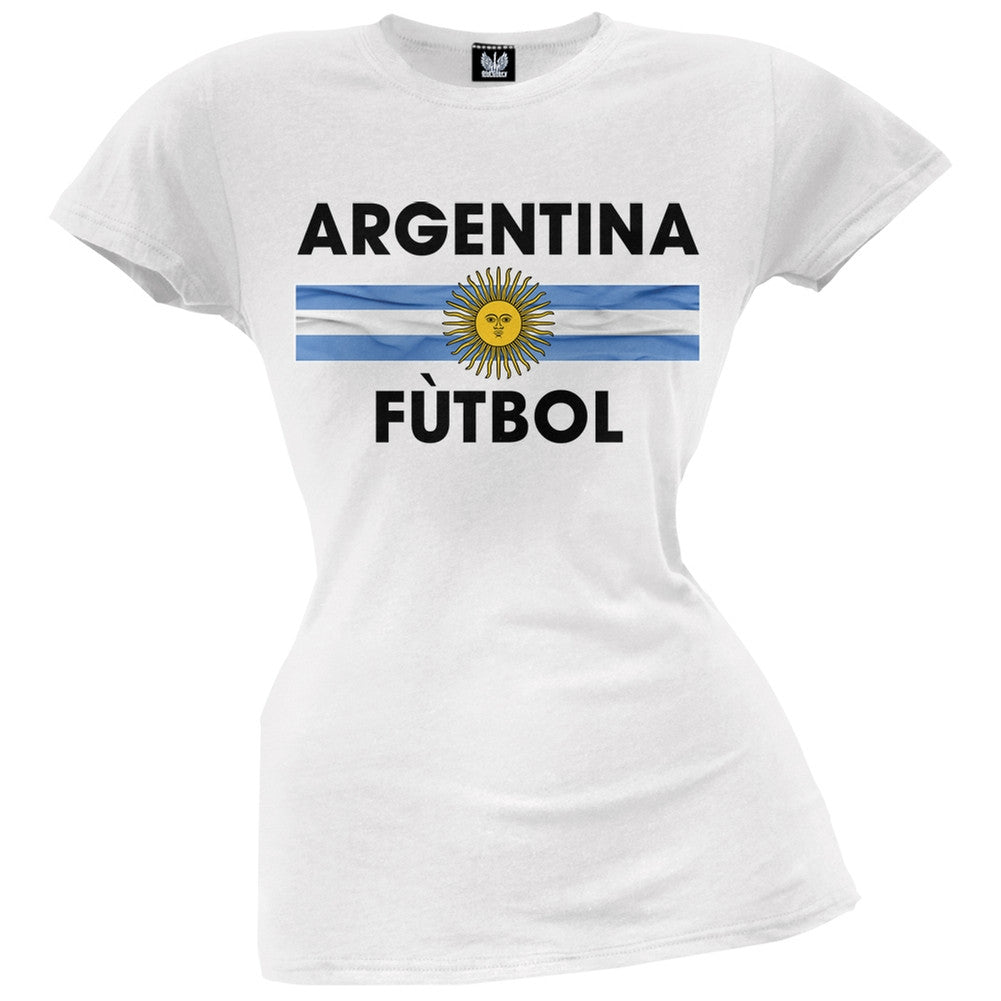 World Cup Argentina Crest Black Soccer Juniors T-Shirt Juniors T-Shirts FIFA   