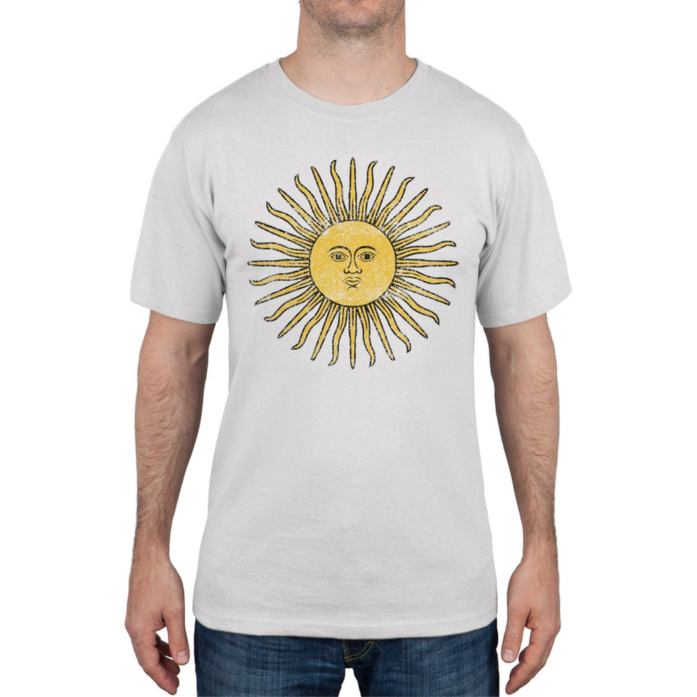 World Cup Argentina Sun of May Light Blue Soccer T-Shirt Men's T-Shirts FIFA   