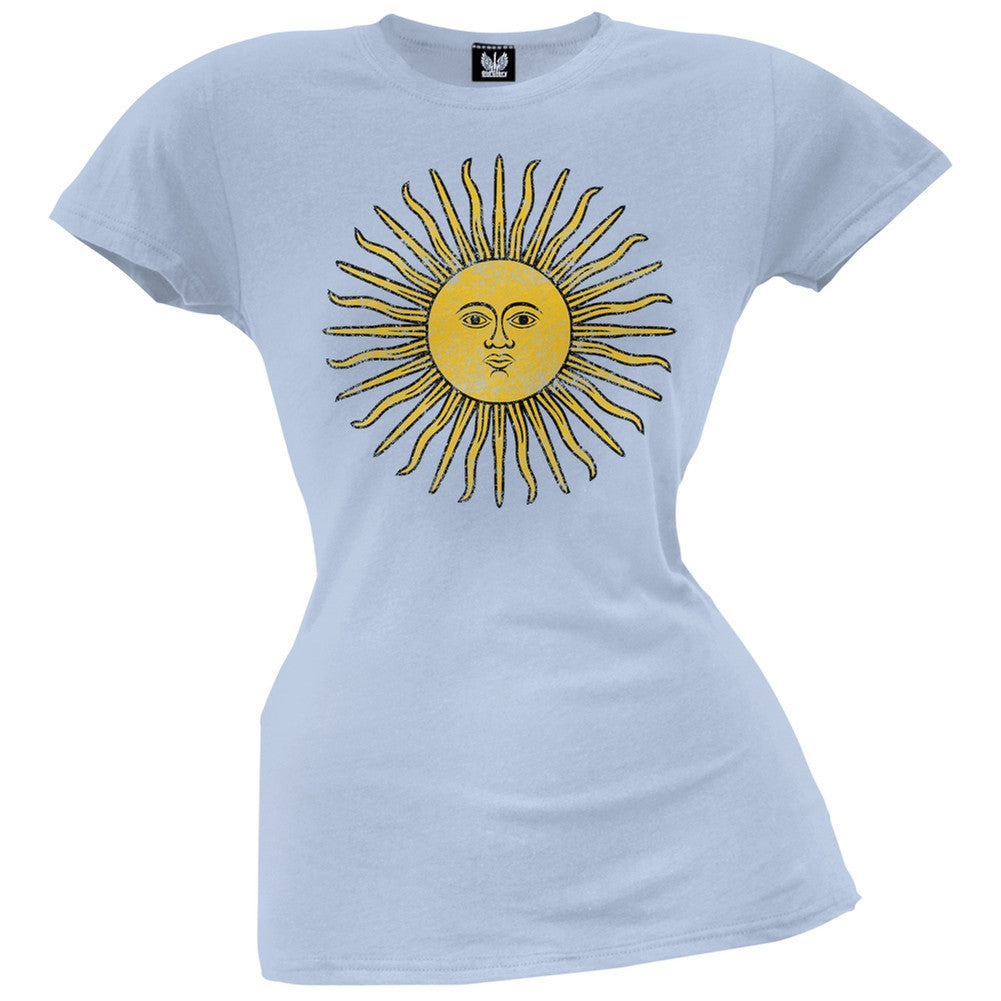 World Cup Argentina Sun of May Light Blue Soccer Juniors T-Shirt Juniors T-Shirts FIFA   