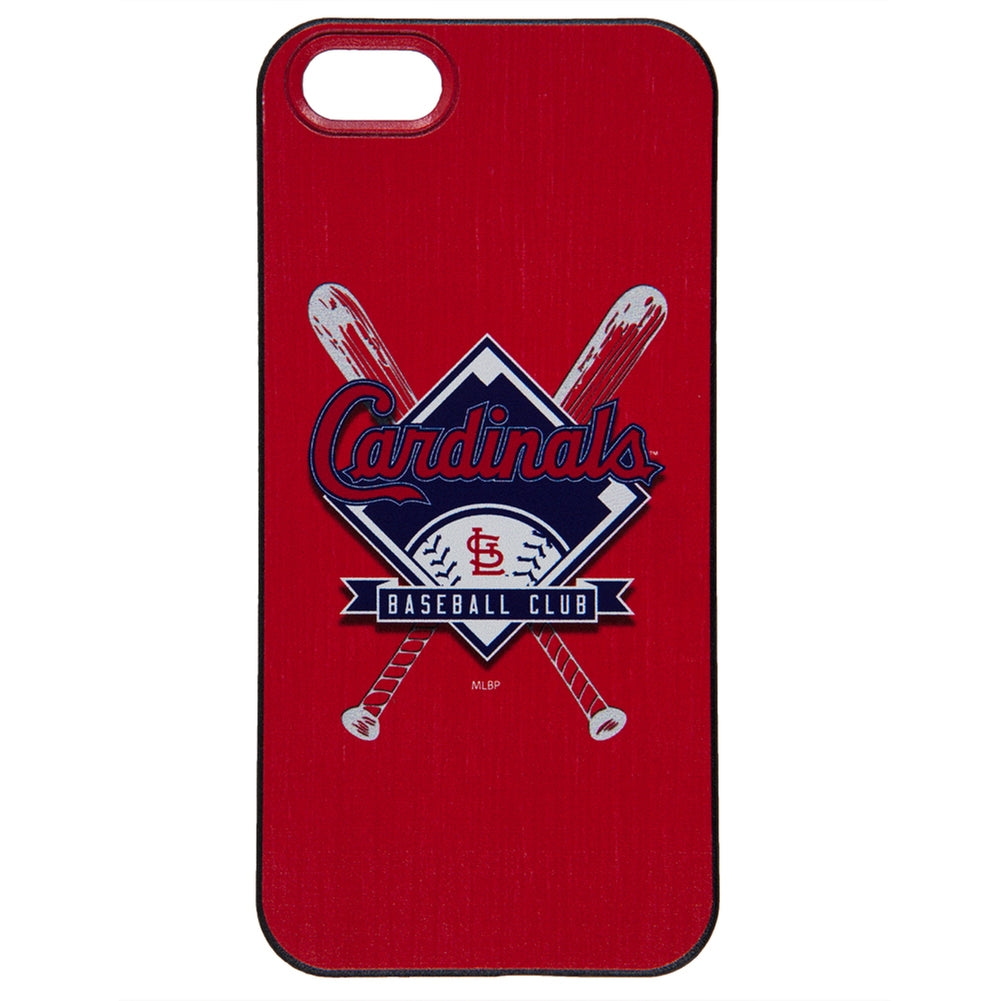 St. Louis Cardinals - Crossed Bat Logo iPhone 5/5S Thinshield Snap-On Case Smartphone Cases Old Glory OS Red 