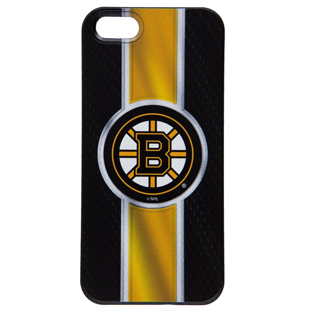 Boston Bruins - Logo Jersey Stripe iPhone 5/5S Thinshield Snap-On Case Smartphone Cases Old Glory OS Yellow 