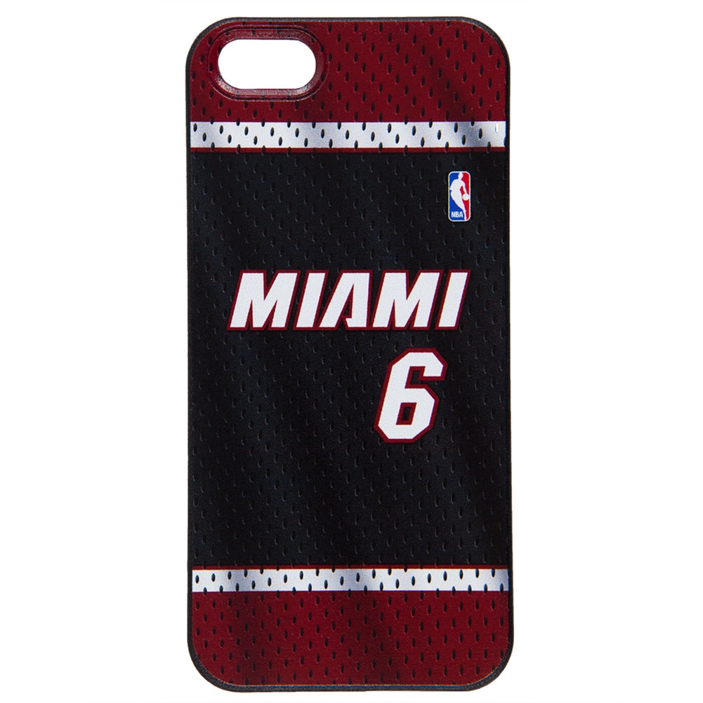 Miami Heat - LeBron Road Jersey iPhone 5 Thinshield Snap-On Case Smartphone Cases Old Glory OS Red 