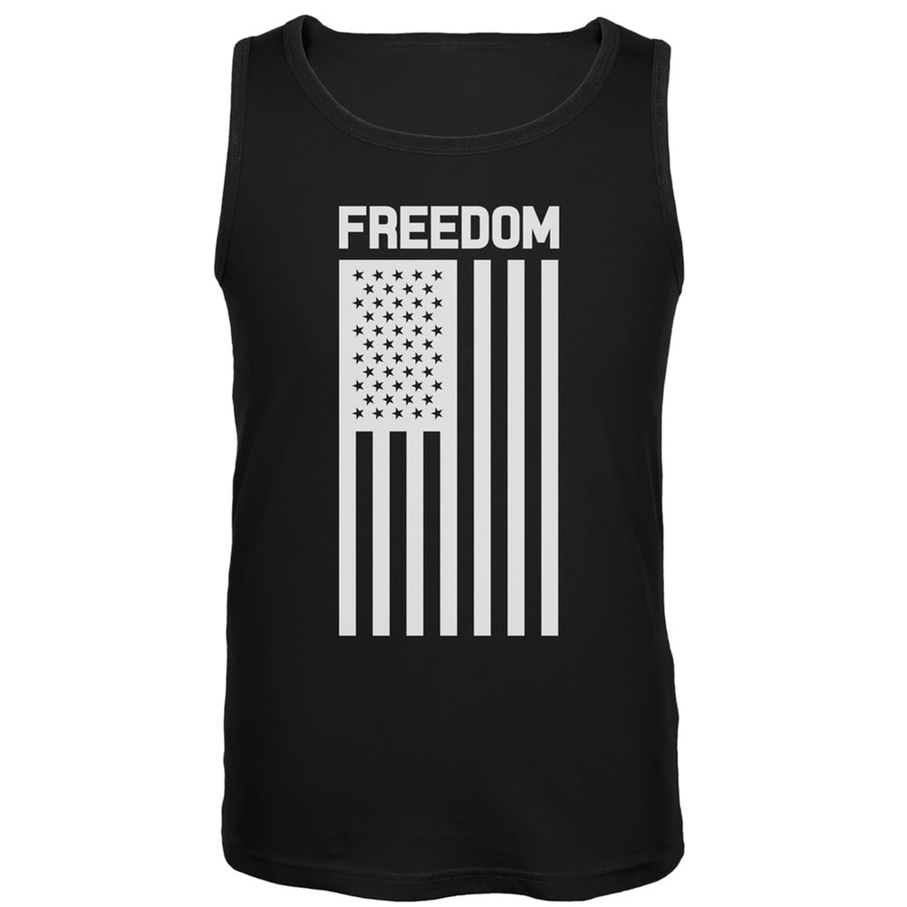 Freedom Flag Tank Top Men's Tank Tops Old Glory 2XL Black 