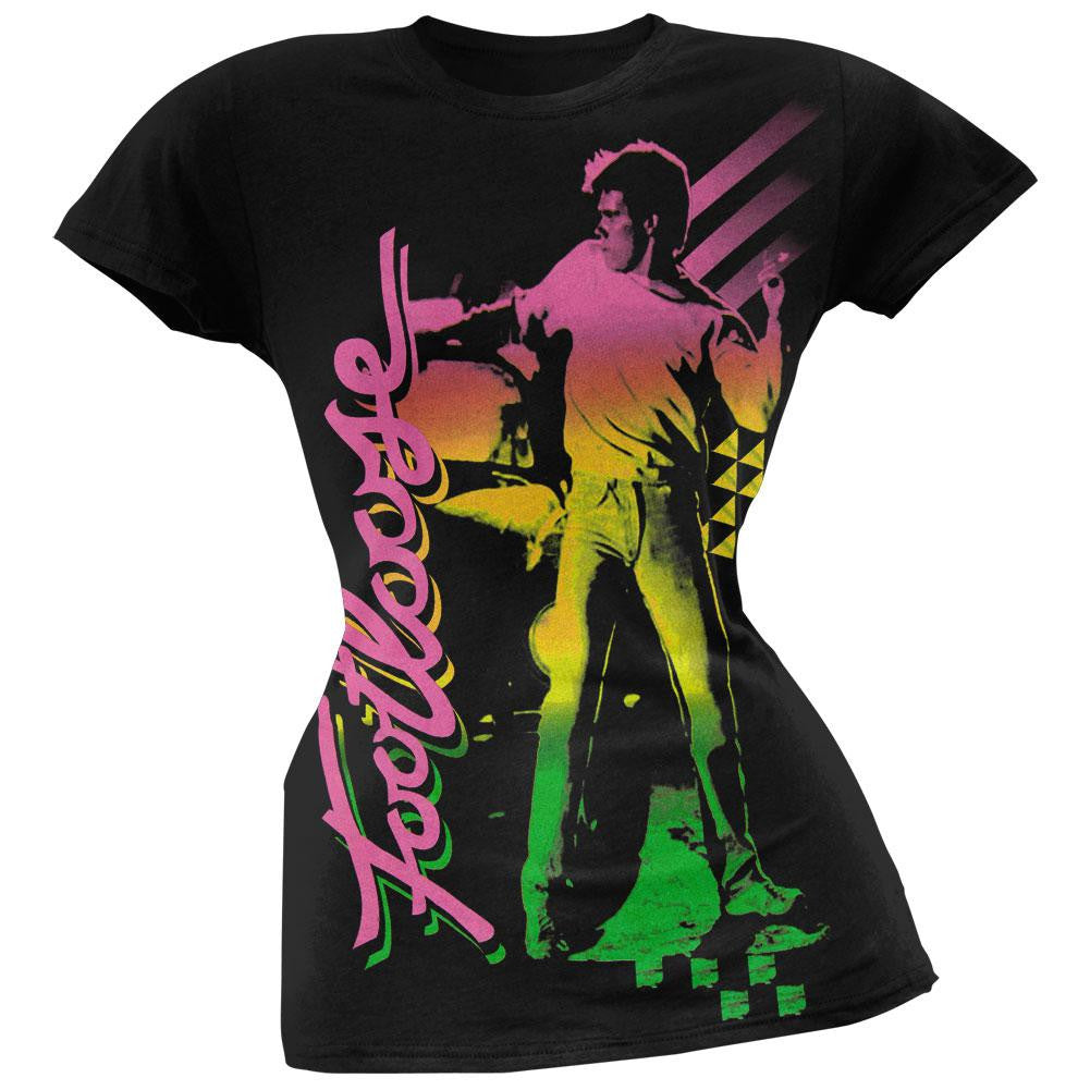 Footloose - Ren Dancing Juniors T-Shirt Juniors T-Shirts Footloose SM Black