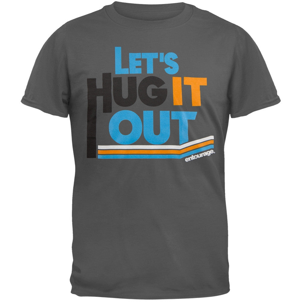 Entourage - Let's Hug It Out T-Shirt Men's T-Shirts Entourage SM Grey 