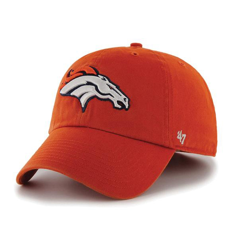 Denver Broncos - Logo Clean Up Adjustable Baseball Cap Adjustable Baseball Caps Old Glory OS Orange 