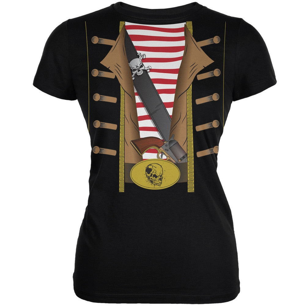 Pirate Costume Juniors T-Shirt Juniors T-Shirts Old Glory   