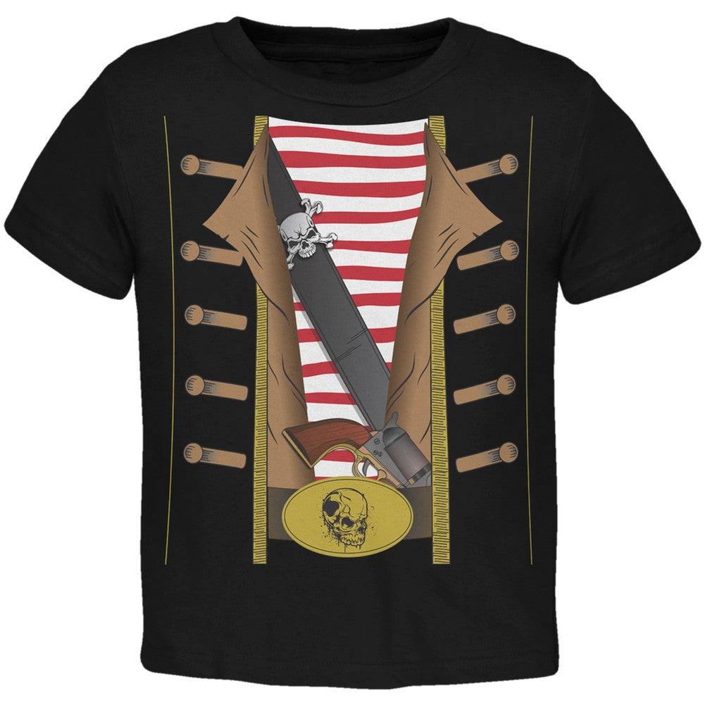 Pirate Costume Toddler T-Shirt Toddler T-Shirts Old Glory   