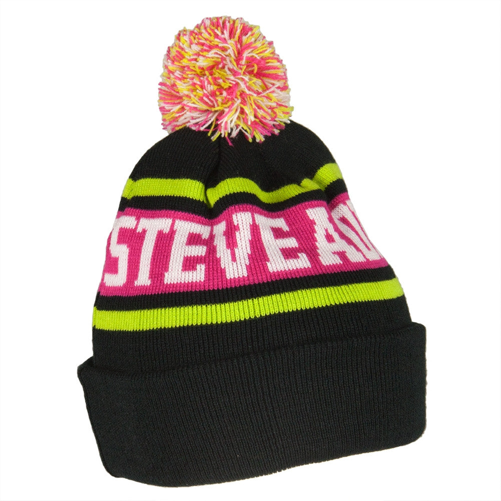 Steve Aoki - Letters Pom Pom Knit Hat Knit Hats Old Glory   