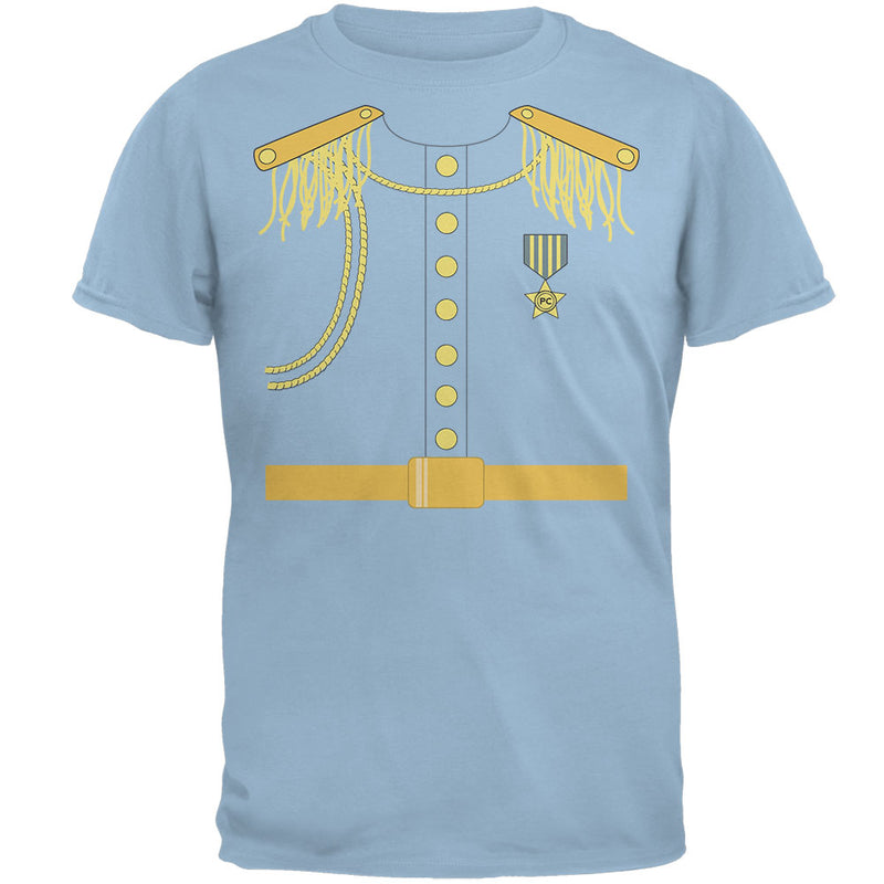 Halloween Prince Charming Costume Light Blue Adult T-Shirt Men's T-Shirts Old Glory 3XL Light Blue 