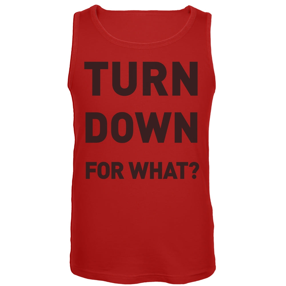 Turn Down For What Tank Top Men's Tank Tops Old Glory LG Red 