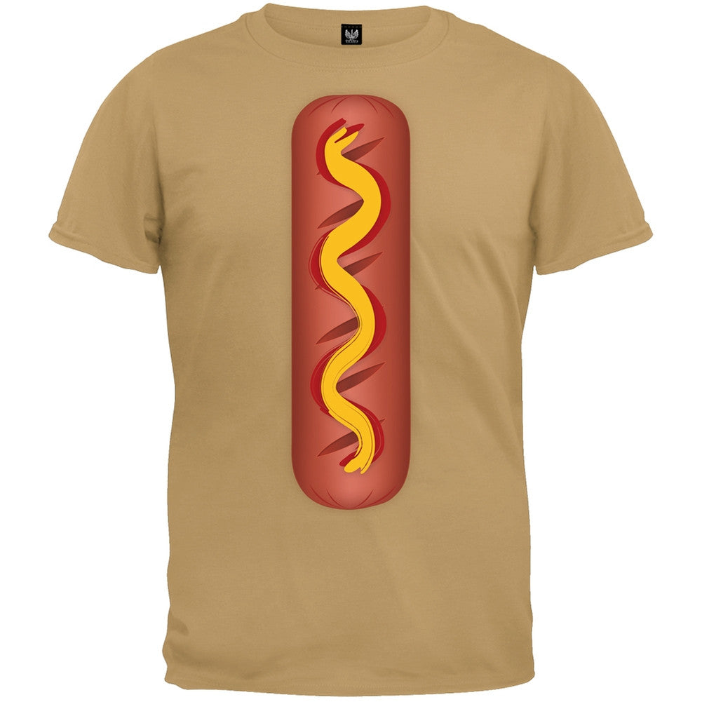 Halloween Hot Dog Costume T-Shirt Men's T-Shirts Old Glory   