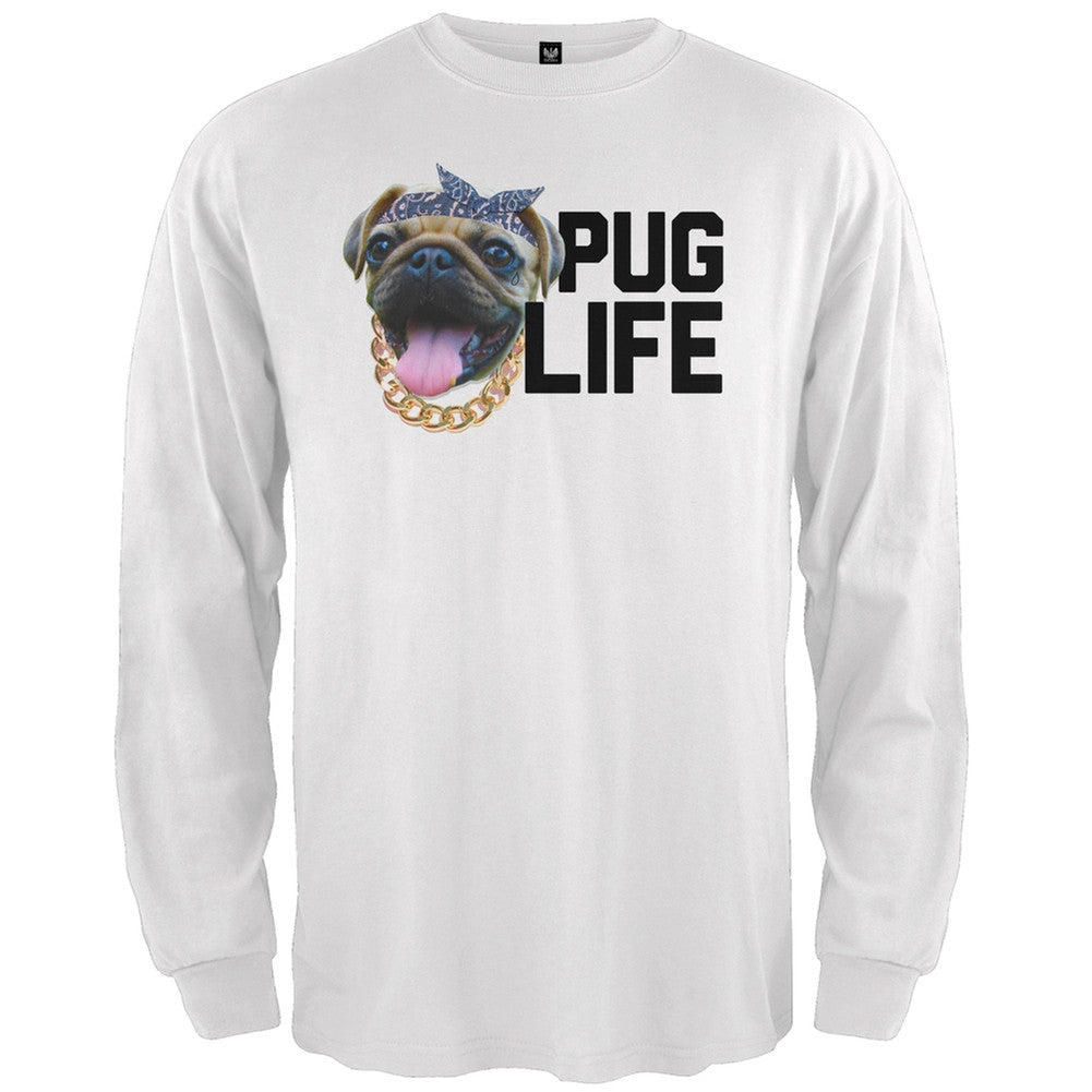 Pug Life Long Sleeve T-Shirt Men's Long Sleeves Old Glory   