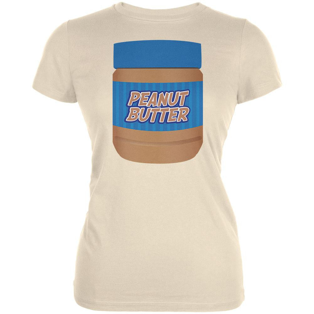 Peanut Butter Jar Costume Juniors T-Shirt Juniors T-Shirts Old Glory   