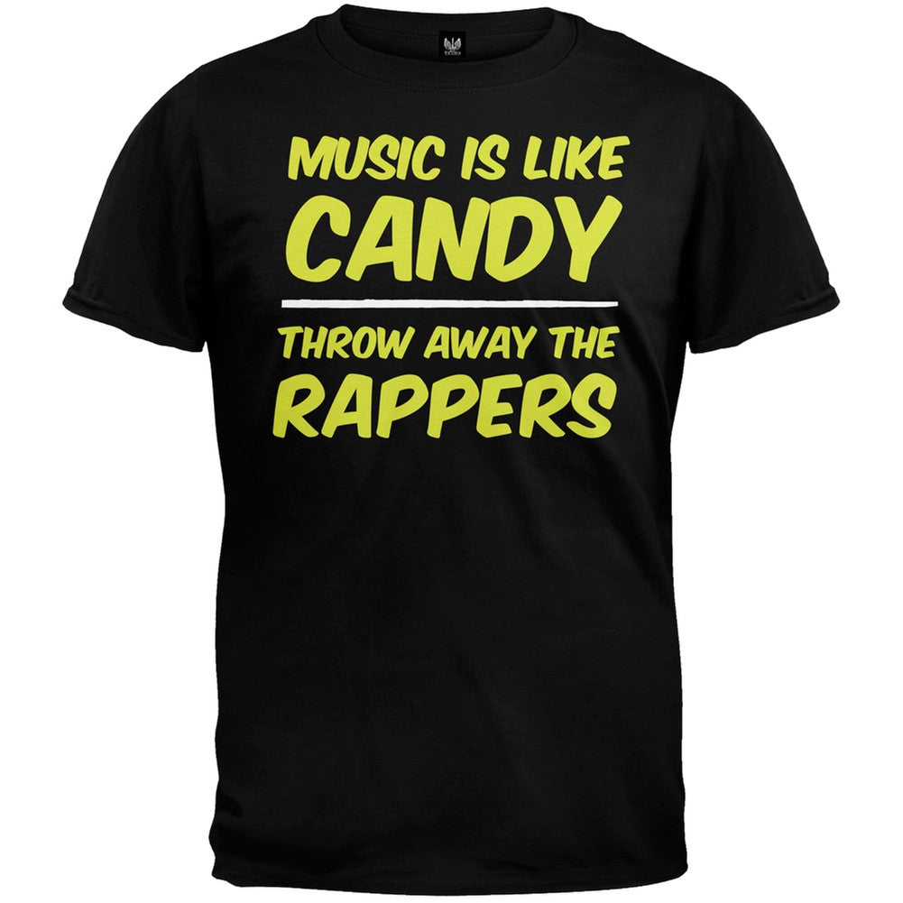 Music is Like Candy T-Shirt Men's T-Shirts Old Glory   