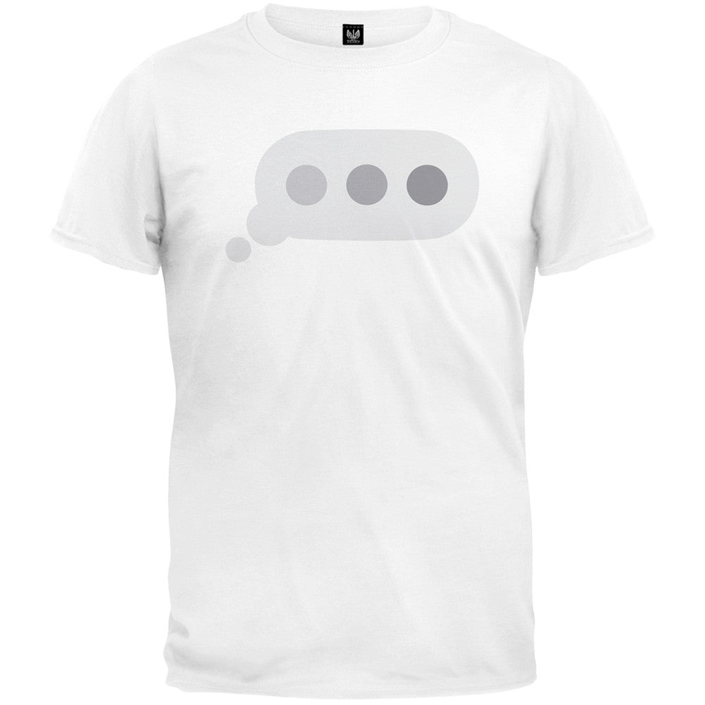 Texting Bubbles Grey T-Shirt Men's T-Shirts Old Glory   