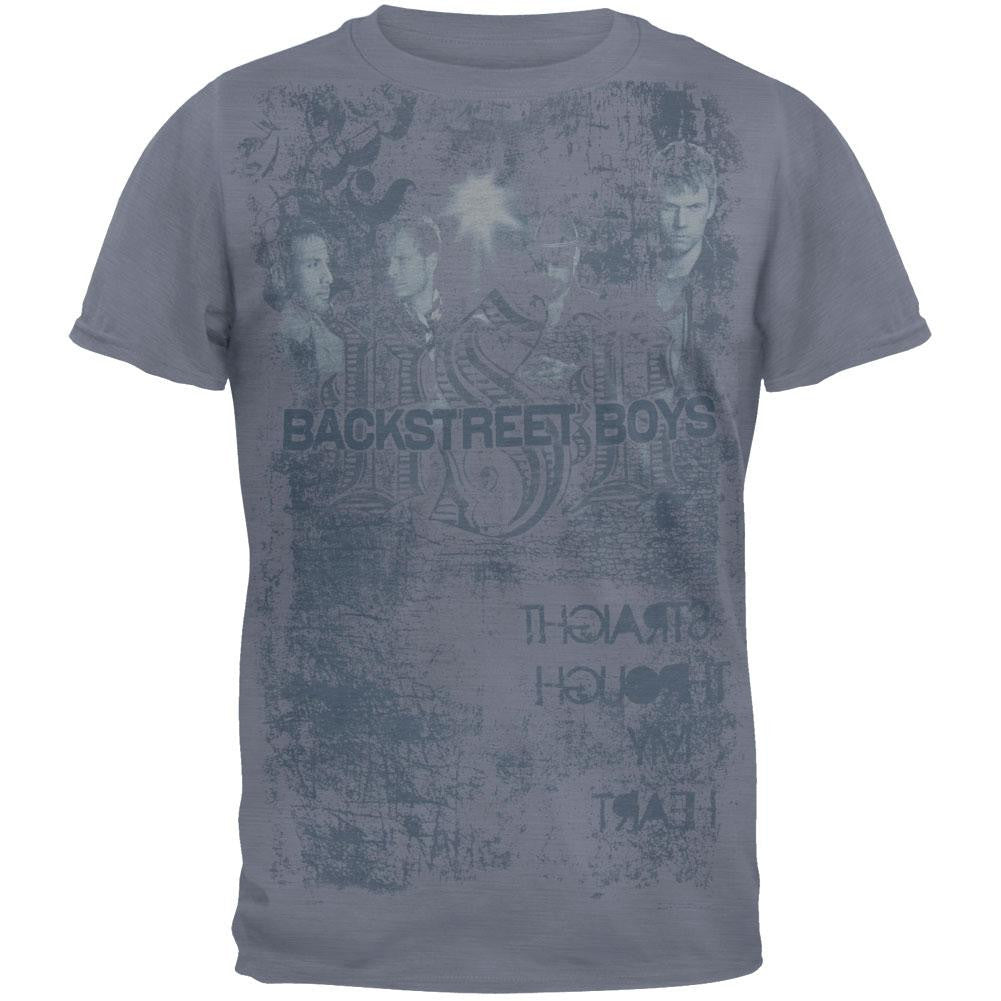 Backstreet Boys - This Is Us 2010 St. Johns Tour Soft T-Shirt Men's T-Shirts Backstreet Boys SM Blue 