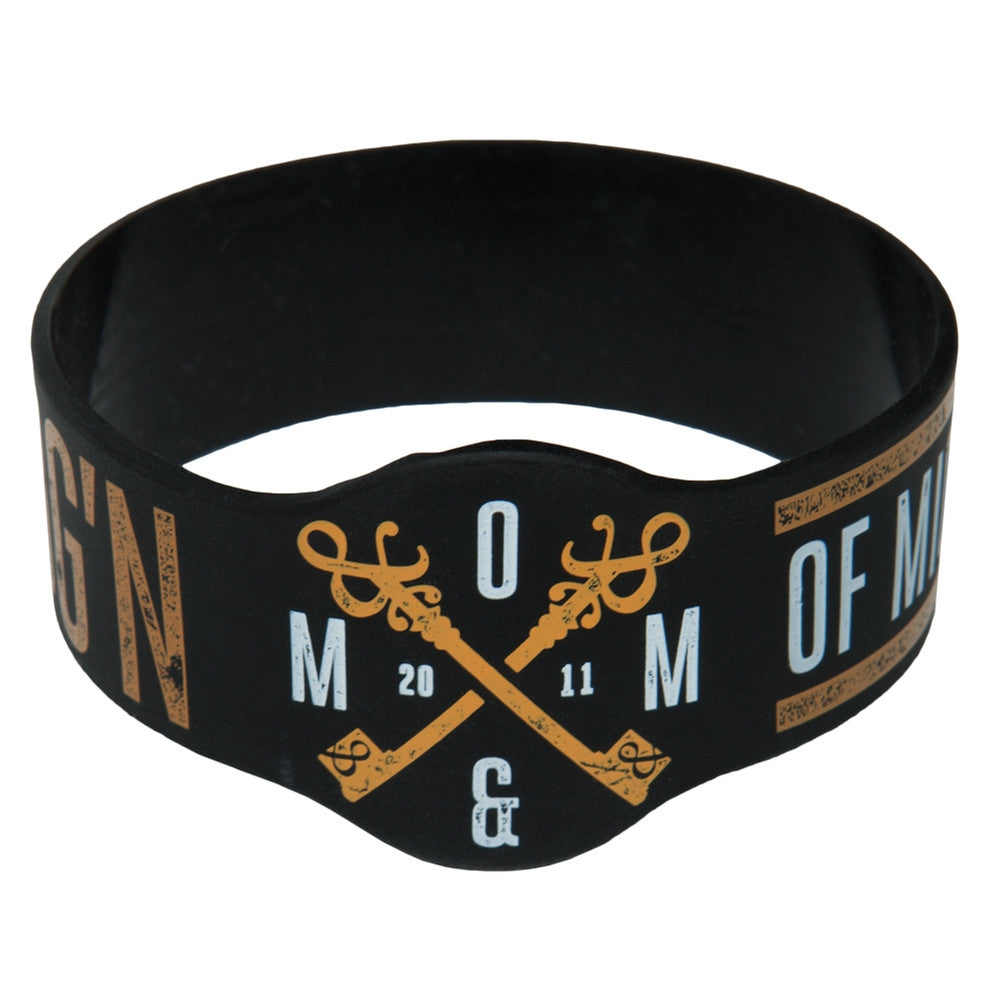 Of Mice & Men - Still Ydg'n Logo Silicone Thick Wristband Wristbands Old Glory OS Black 