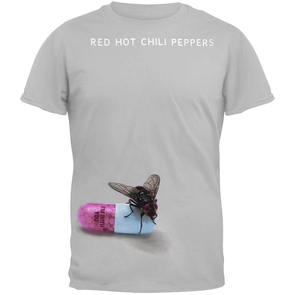 Red Hot Chili Peppers - I'm With You 2012 Tampa-San Francisco Tour T-Shirt Men's T-Shirts Red Hot Chili Peppers XL Grey