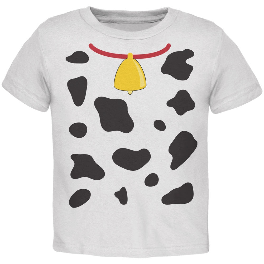 Halloween Cow Costume Toddler T-Shirt Toddler T-Shirts Old Glory   