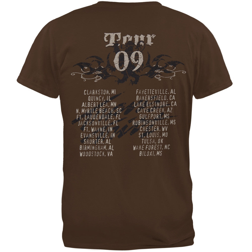 Travis Tritt - Tattoo Logo Lion 2009 Tour T-Shirt Men's T-Shirts Travis Tritt   