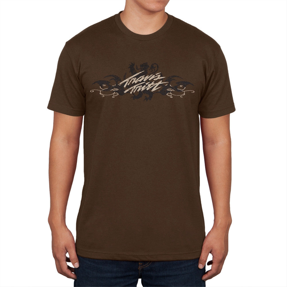 Travis Tritt - Tattoo Logo Lion 2009 Tour T-Shirt Men's T-Shirts Travis Tritt   