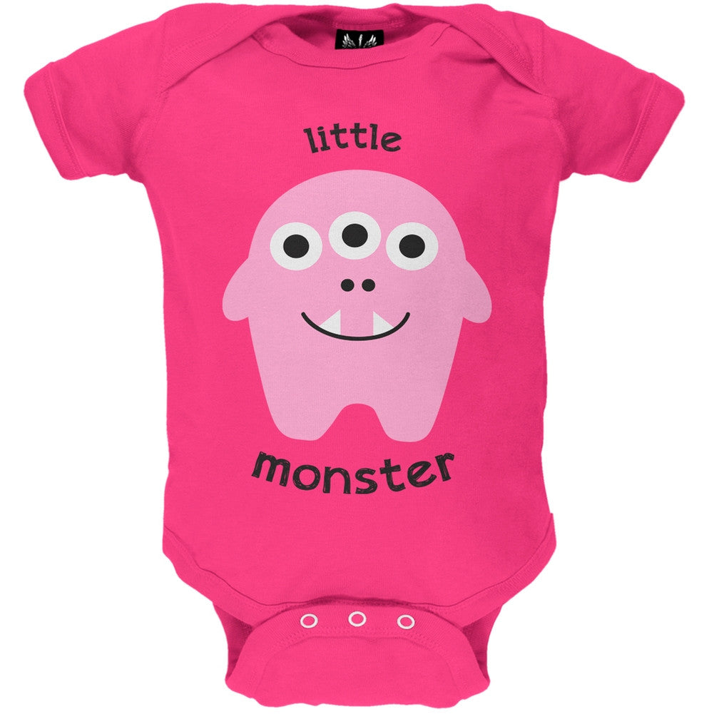 Halloween Little Monster 2 Pink Baby One Piece Baby One Piece Old Glory   