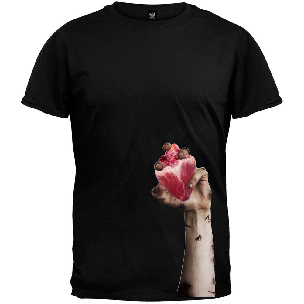 Valentine's Day - Zombie Hand with a Heart T-Shirt Men's T-Shirts Old Glory   