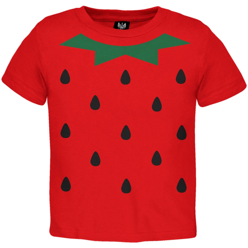 Halloween Strawberry Costume Toddler T-Shirt Toddler T-Shirts Old Glory   