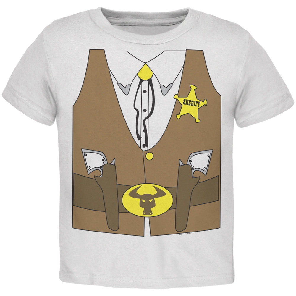 Sheriff Costume Toddler T-Shirt Toddler T-Shirts Old Glory   