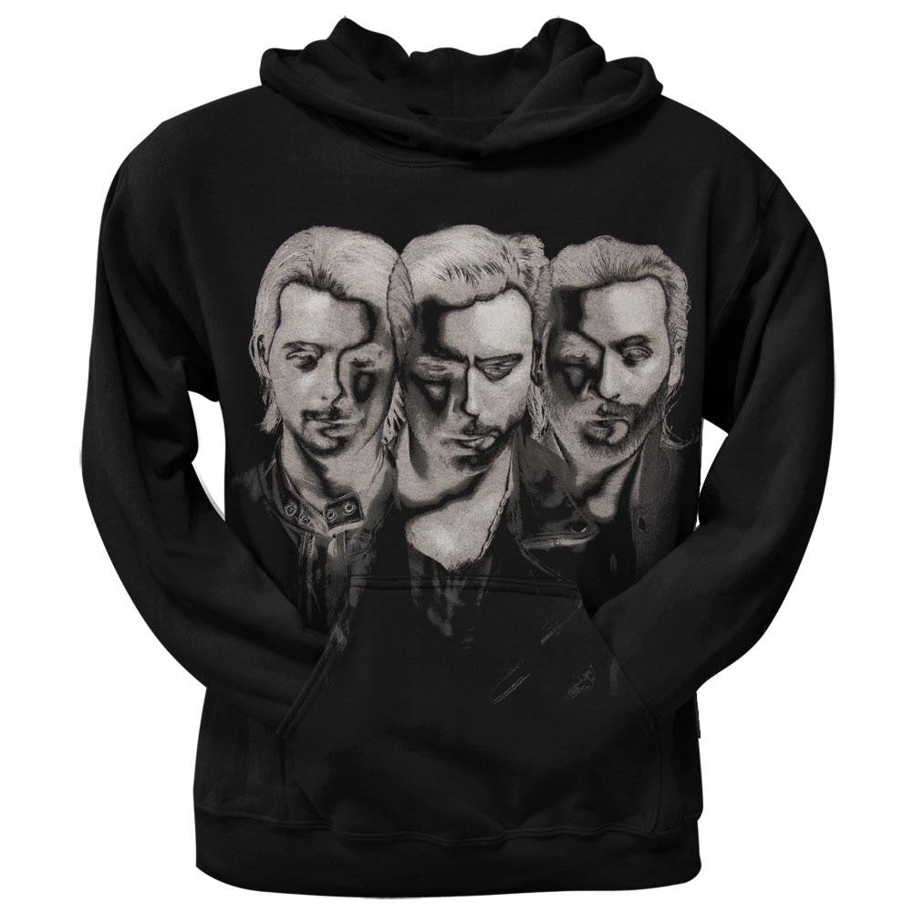 Swedish House Mafia - Three Faces Hoodie Men's Hoodies Swedish House Mafia SM Black 