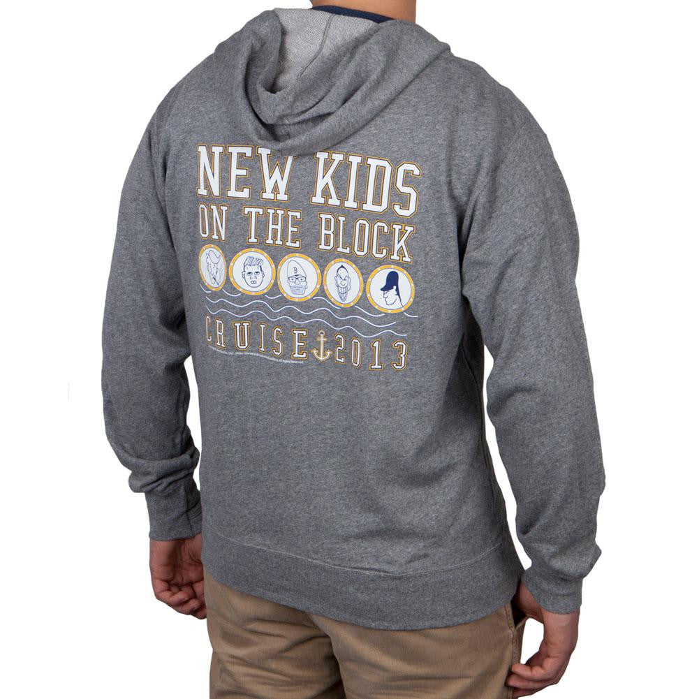 New Kids On The Block - Grey Fashion Hoodie Men's Hoodies New Kids On The Block   
