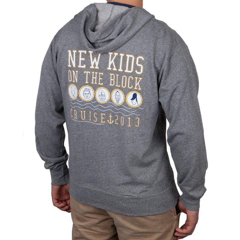 New Kids On The Block - Grey Fashion Hoodie Men's Hoodies New Kids On The Block   