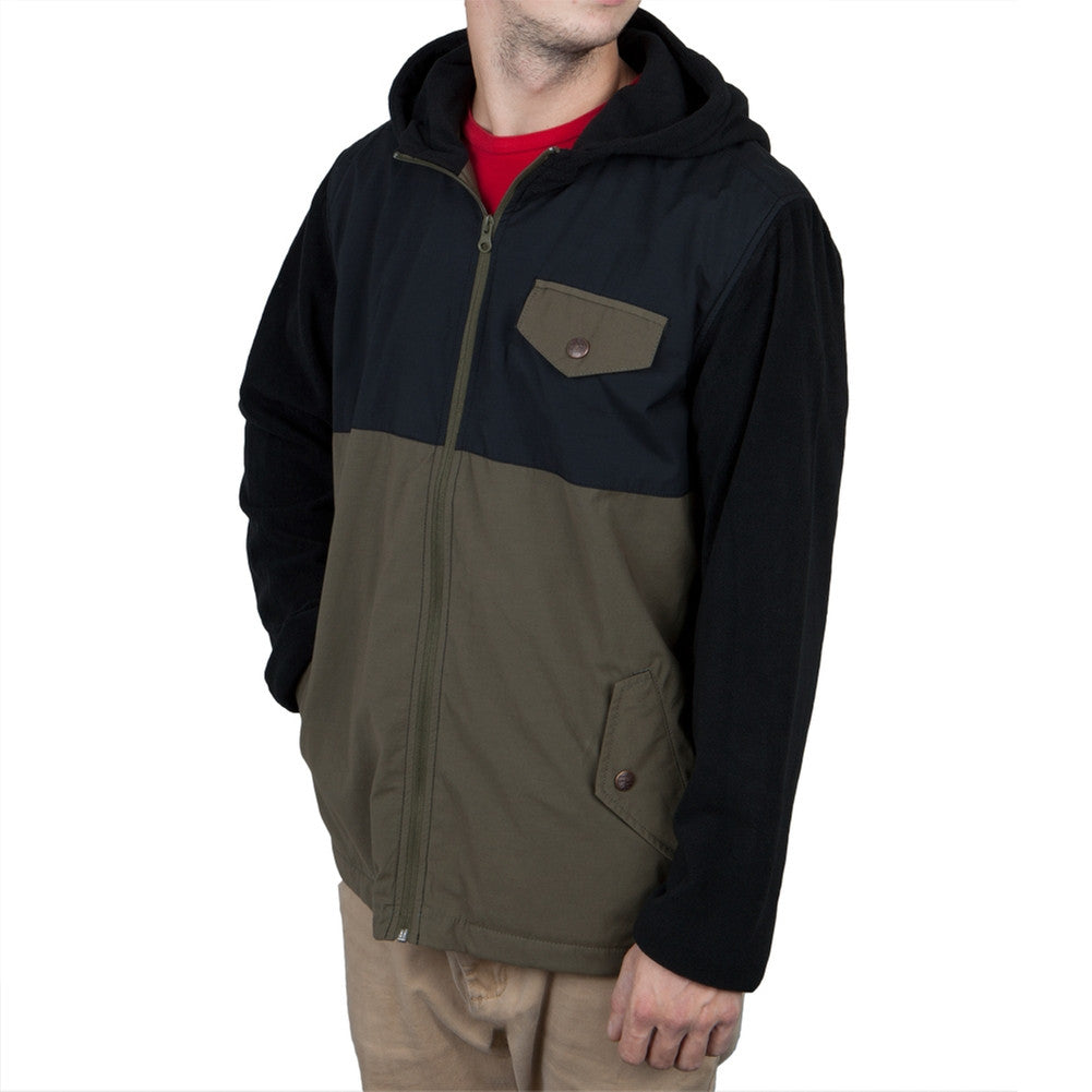 O'Neill - Descender Olive Hooded Jacket Men's Jackets O'Neill   